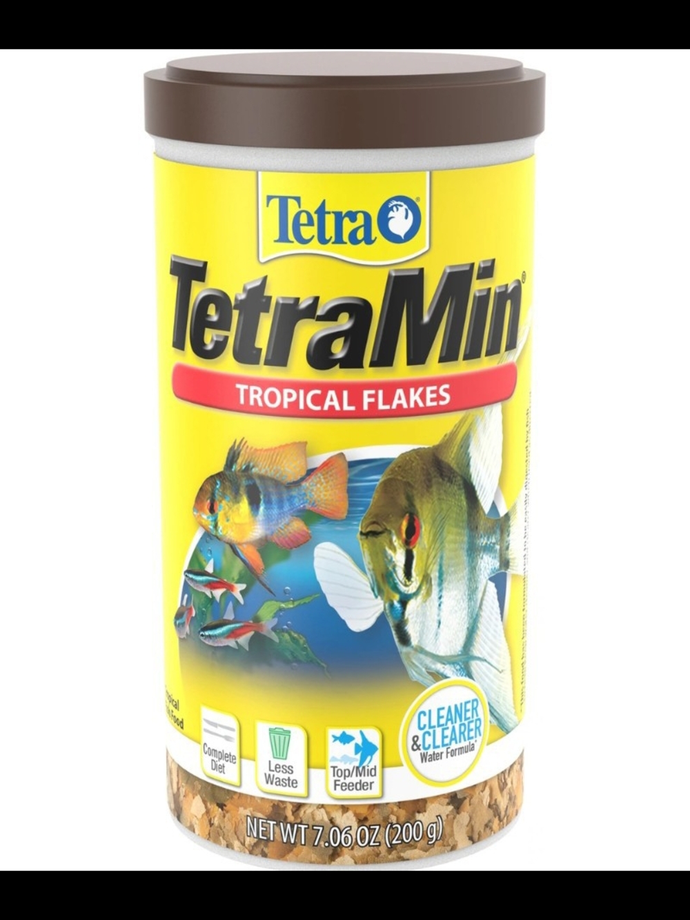 TetraMin Tropical Flakes 🐠 Fish Food, 7.06-oz jar